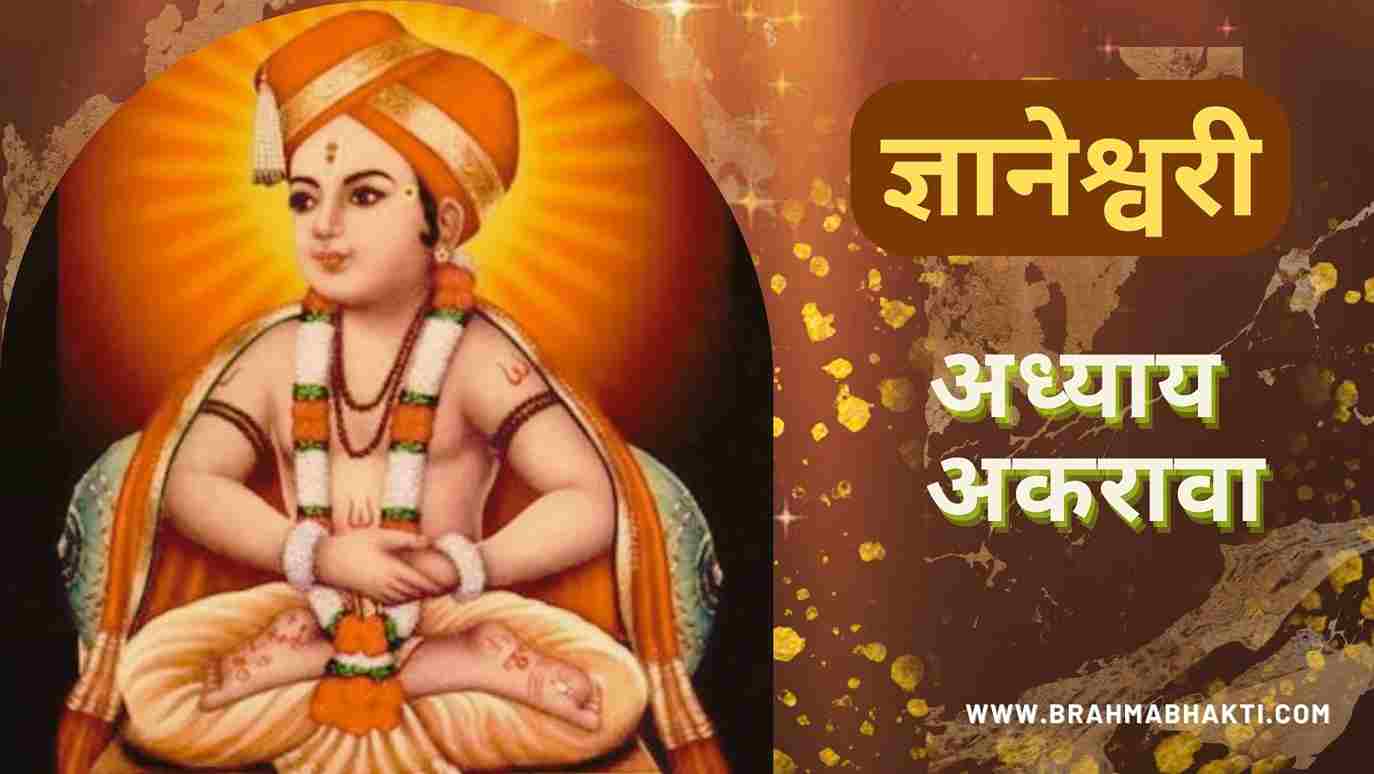 ज्ञानेश्वरी अध्याय अकरावा | Dnyaneshwari Adhyay-11